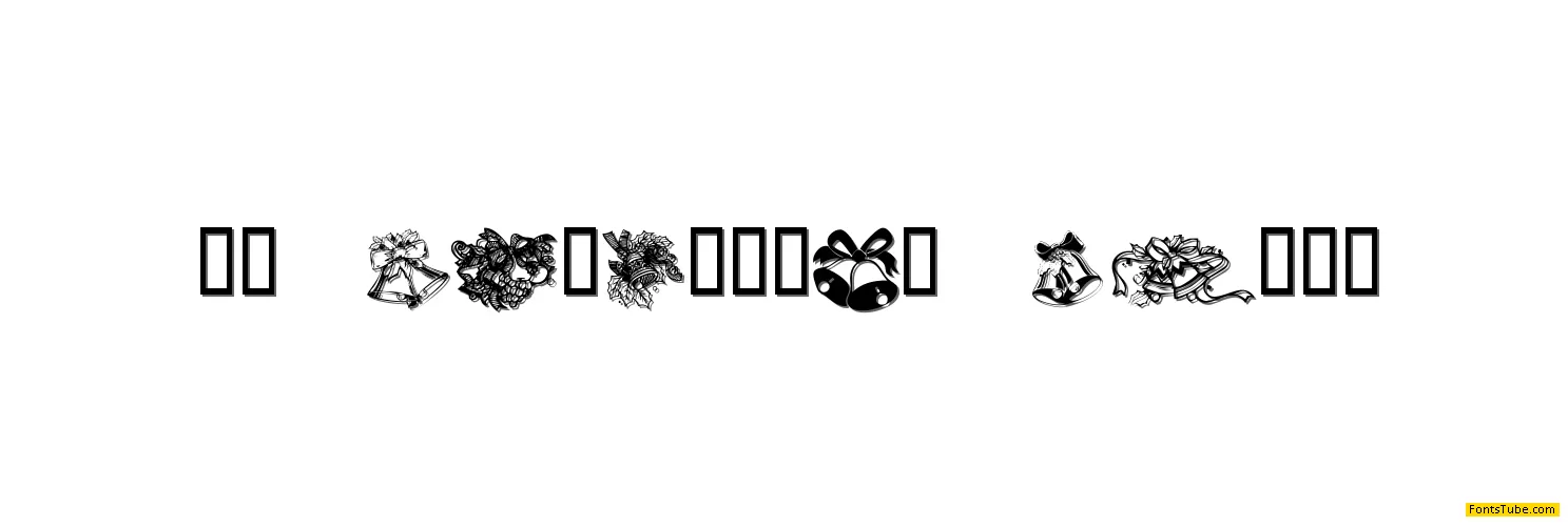 KR Christmas Bells Font