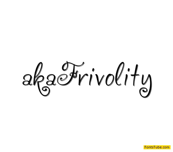 akaFrivolity Font