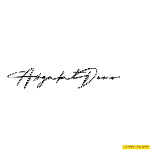 Ashgabat Demo Font