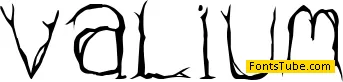 Valium Font