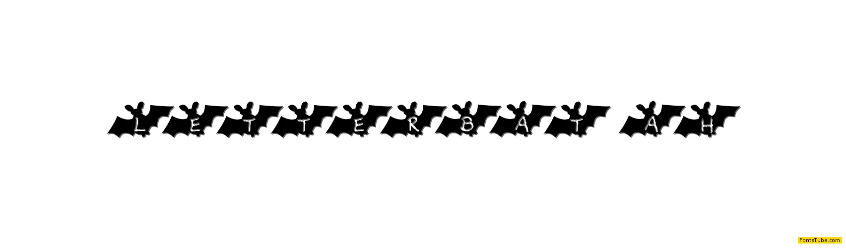 LetterBat AH Font