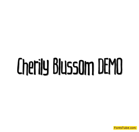 Cherily Blussom DEMO Font