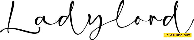 Ladylord - personal use Font