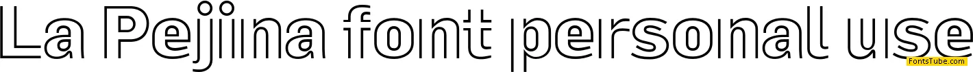 La Pejina Font Family