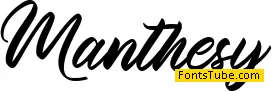 Manthesy Font