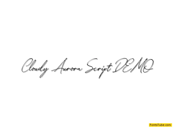 Cloudy Aurora Script