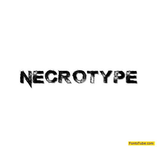 Necrotype Font