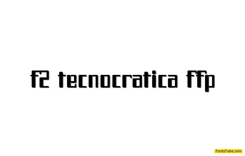 f2 Tecnocratica Font