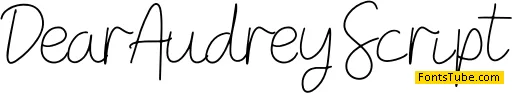 Dear Audrey Font Family