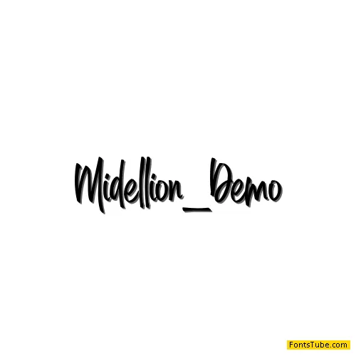 Midellion Demo Font