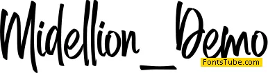 Midellion Demo Font