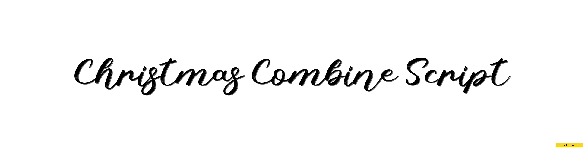 Christmas Combine Script Font