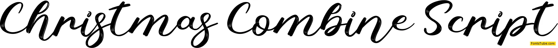Christmas Combine Script Font