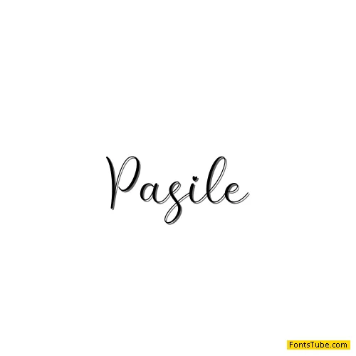 Pasile Font