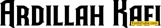 Ardillah Kafi Font