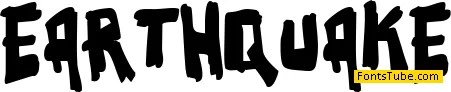 Earthquake Font