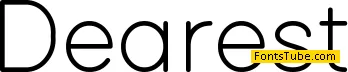 Dearest Font