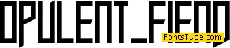 Opulent Fiend Font