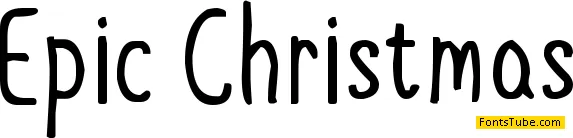 Epic Christmas Font