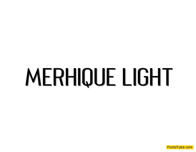 Merhique Font Family