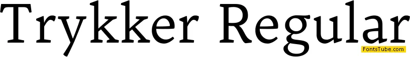Trykker Font