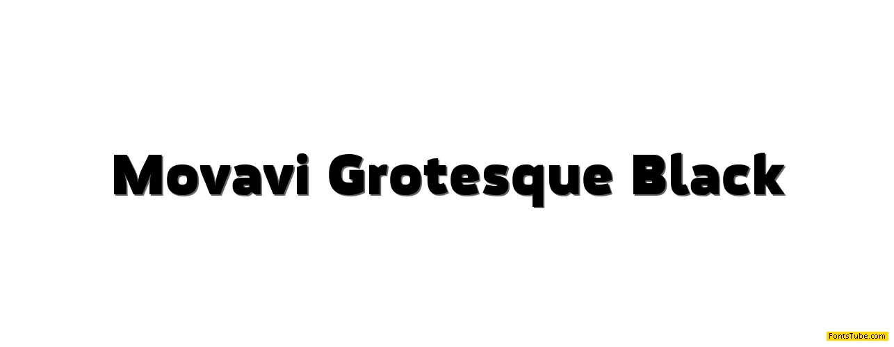 Movavi Grotesque Font Family