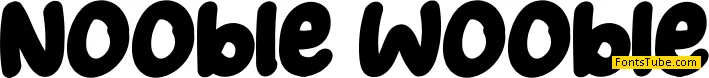 Nooble Wooble Font