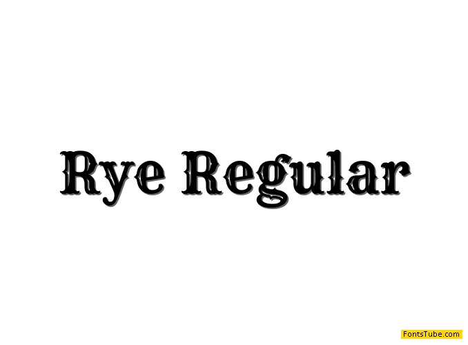 Rye Font