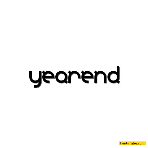 Yearend BRK Font