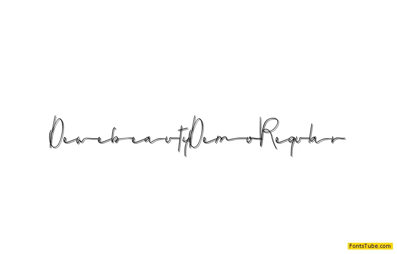 Dewebeauty Demo Font