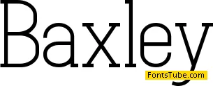 Baxley Font