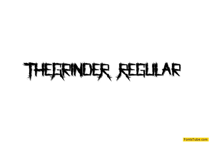 The GrindeR Font