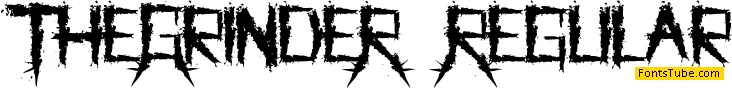 The GrindeR Font