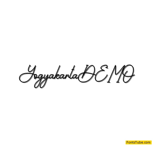 Yogyakarta - Personal Use Font