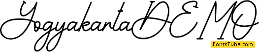 Yogyakarta - Personal Use Font