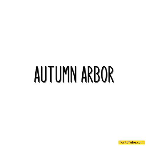Autumn Arbor Font
