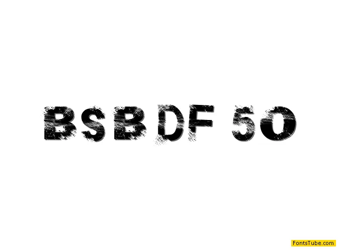 BSB DF 50 Font
