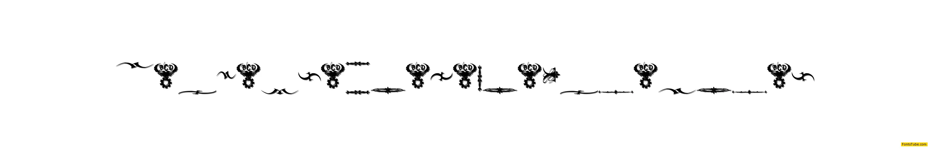 Marquis De Sade Ornaments Font