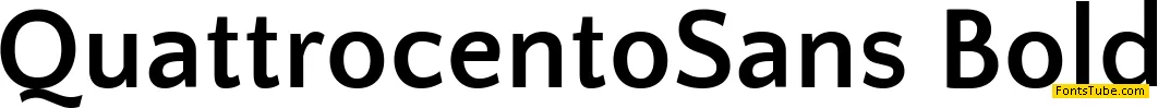 Quattrocento Sans Font Family