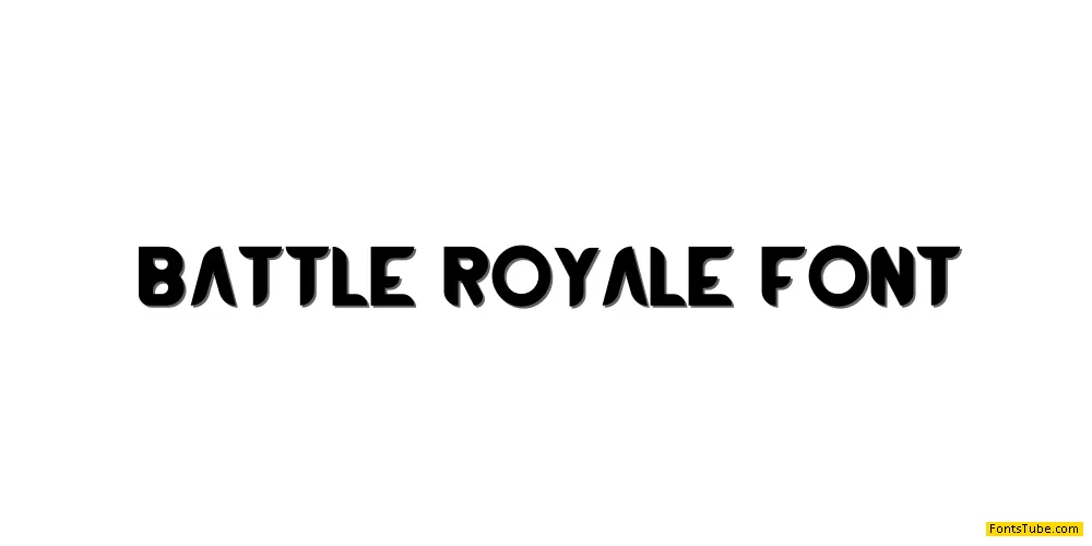 BATTLE ROYALE FONT Font