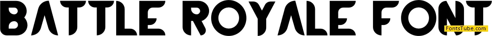 BATTLE ROYALE FONT Font