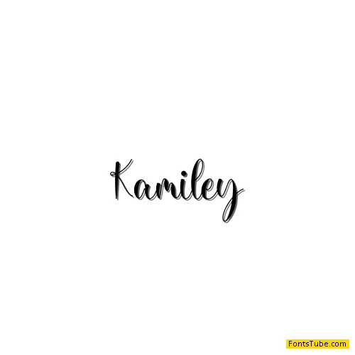 Kamiley Font