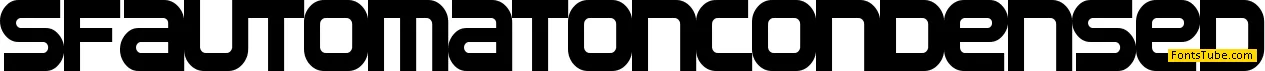 SF Automaton Font Family