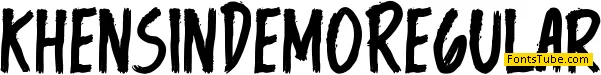 Khensin Demo Font