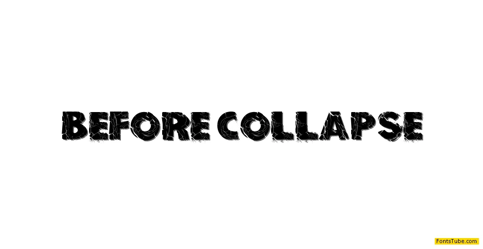 Before Collapse Font
