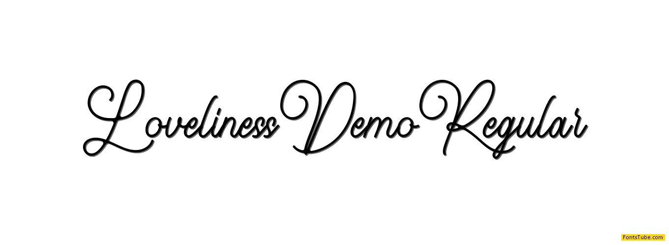 Loveliness Demo Font