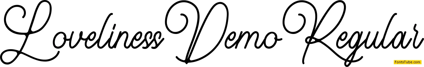 Loveliness Demo Font