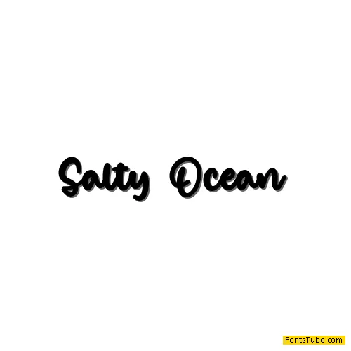 Salty Ocean Font