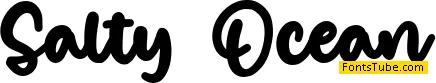 Salty Ocean Font