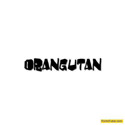 Orangutan Font